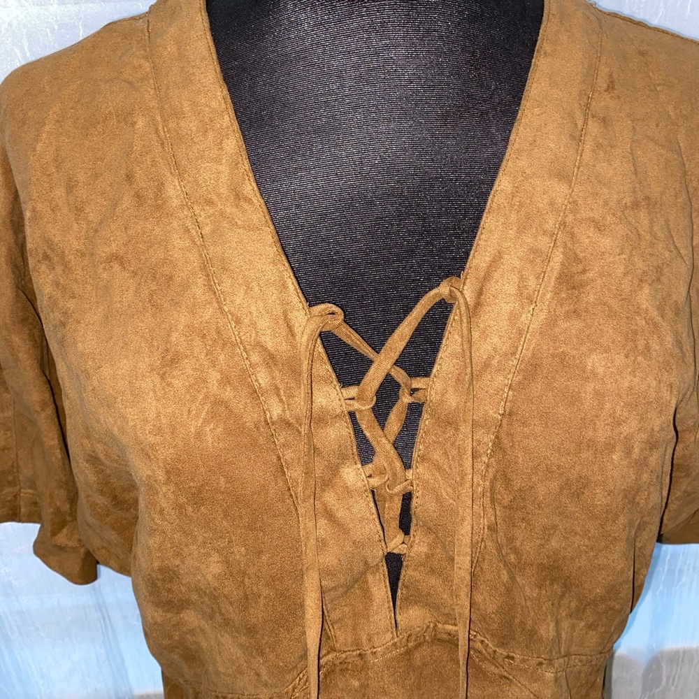 Lace up tunic